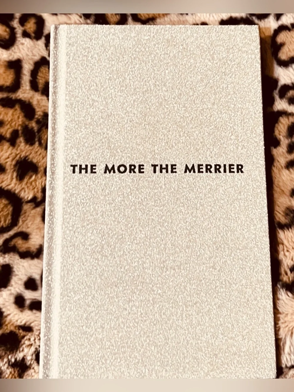 Kate Spade Gold Glitter The More The Merrier Lined Writing Journal NEW